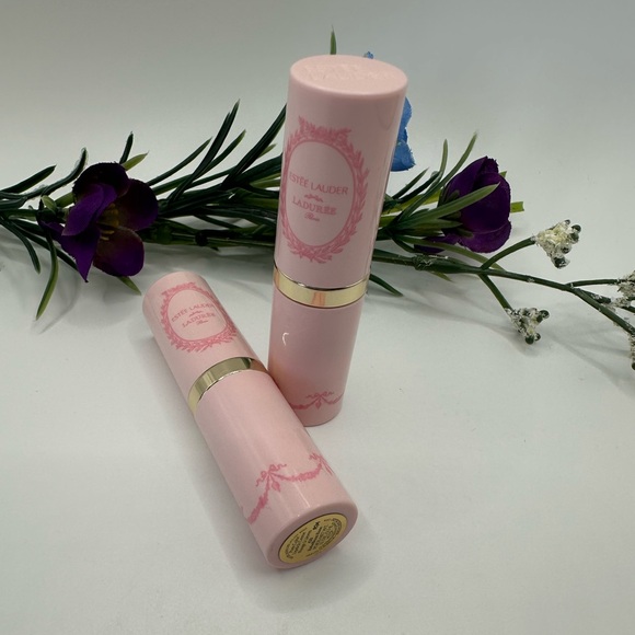 2x Estée Lauder Laduree Limited Edition Full Size Lip Sticks in REBELLIOUS ROSE - Picture 1 of 9